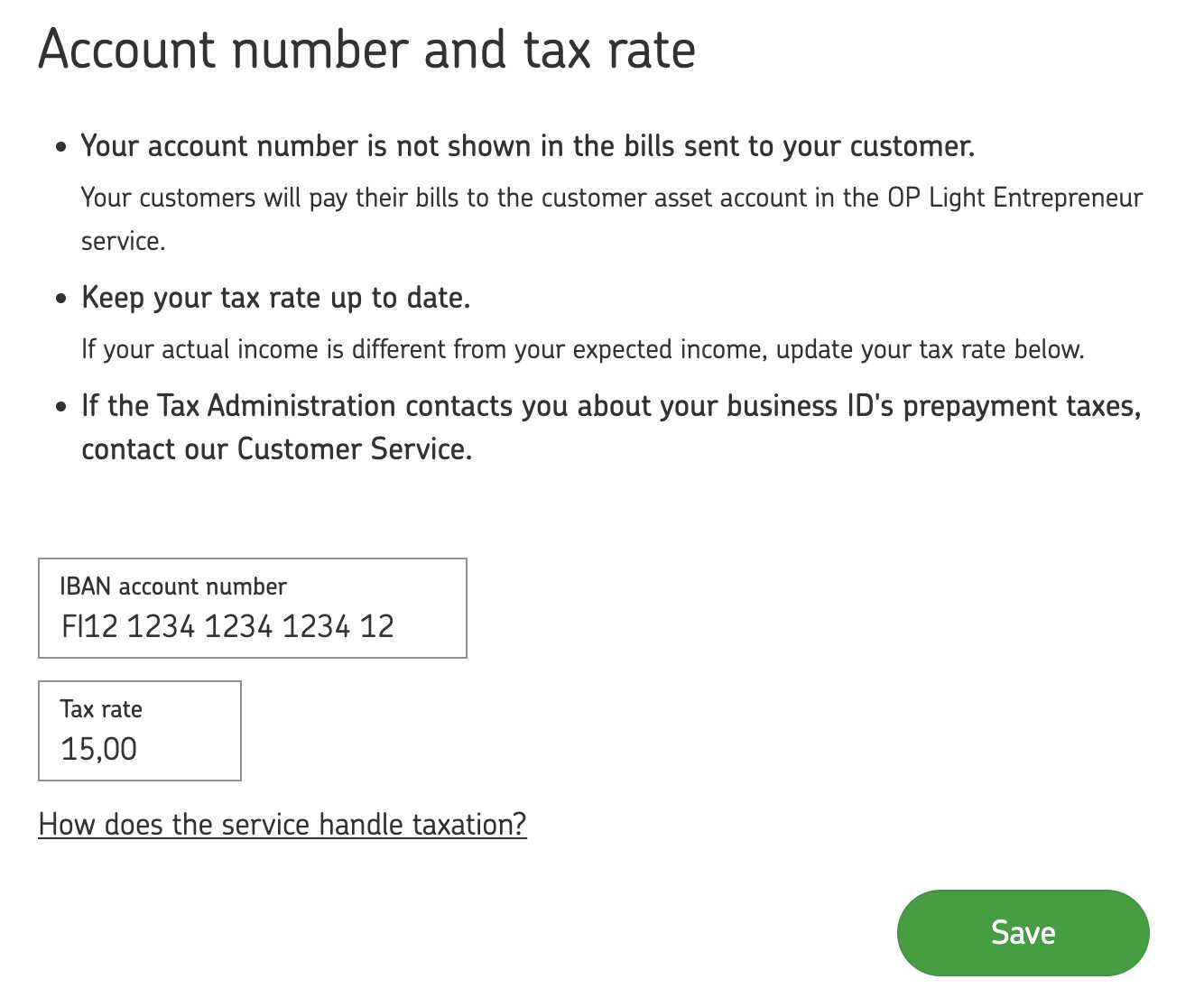 saving your tax rate